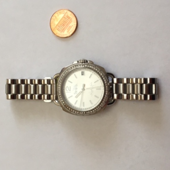 Coach Watch with Date and crystals around face - Picture 10 of 14